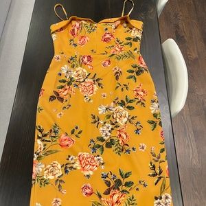 Black Halo dress/ floral/perfect condition